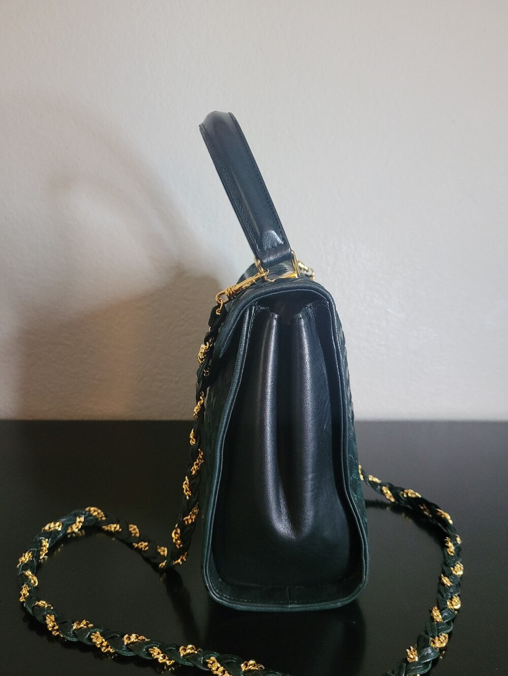 Bally top-handle woven crossbody bag - Picture 7 of 14